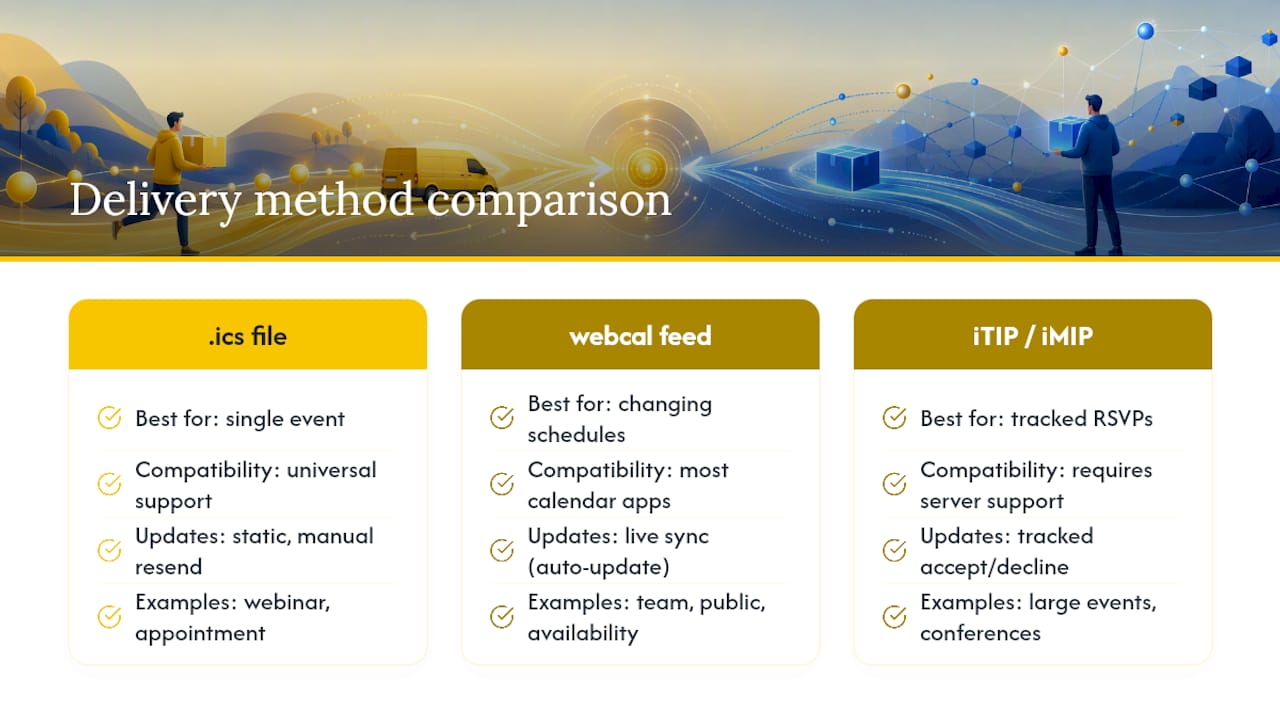 Choosing Between a File and a Feed — overview diagram