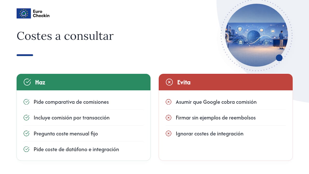 Cuánto cuesta realmente cobrar con Google Pay — overview diagram