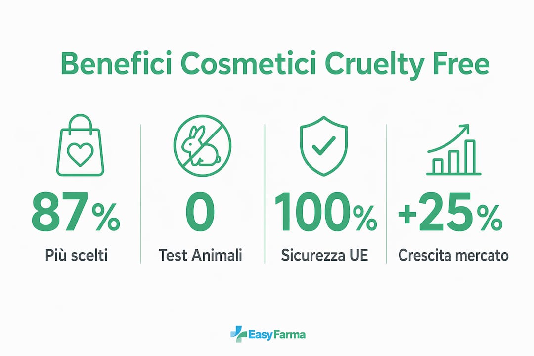 Infografica: tutti i vantaggi dei cosmetici cruelty free