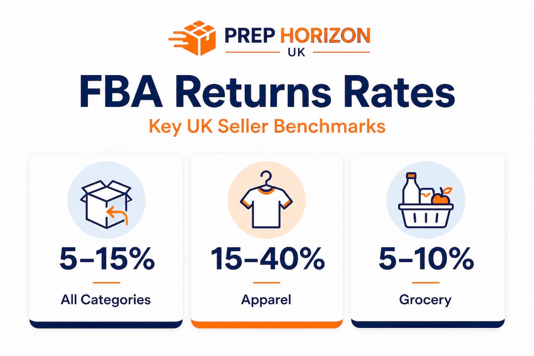 Infographic shows FBA return rates by category