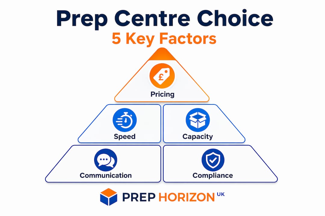 Hierarchy infographic ranking UK prep centre key factors