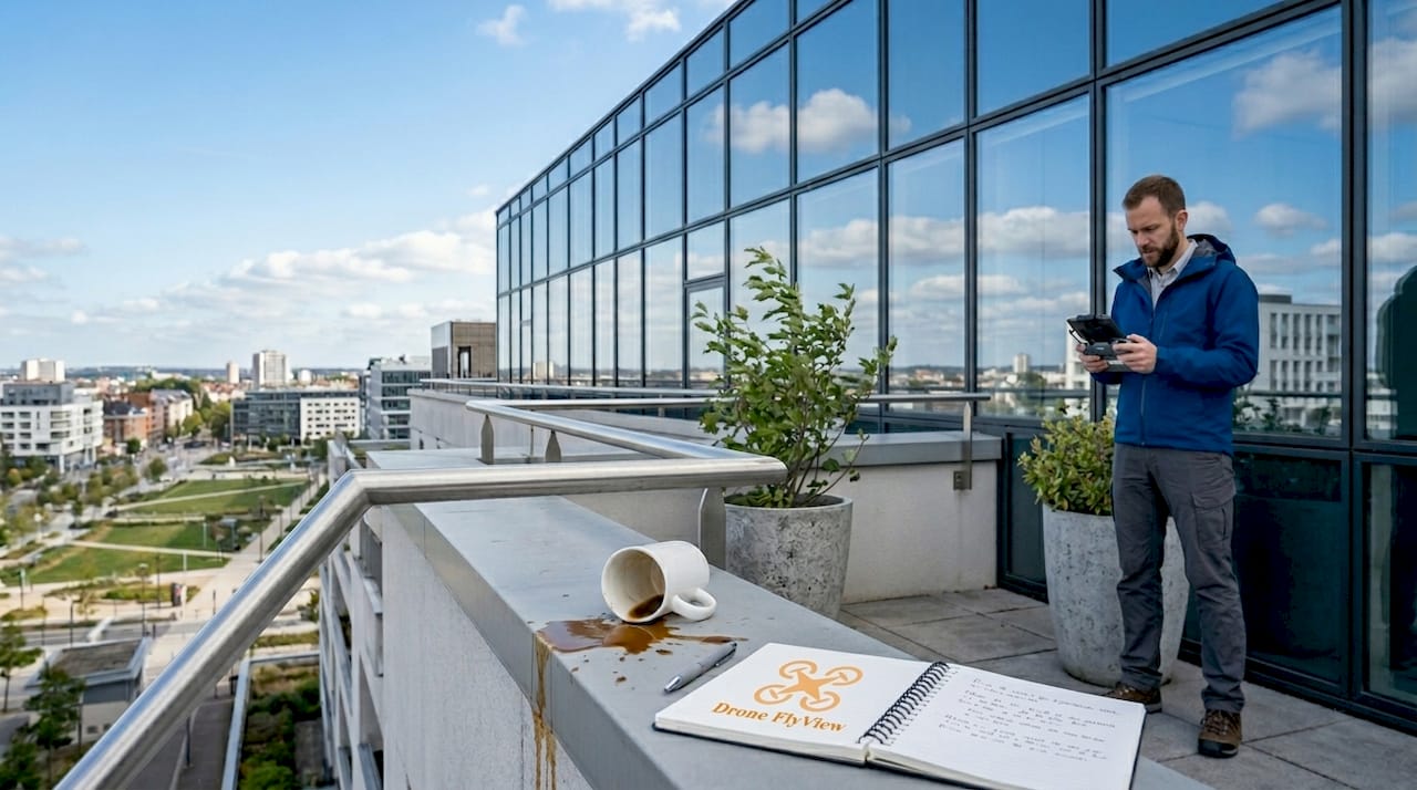 Réalisation de prises de vue aériennes par drone pour valoriser des biens immobiliers