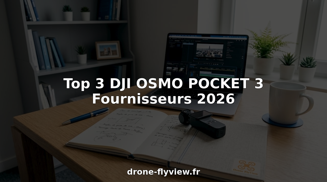 La caméra DJI Osmo Pocket 3 installée sur mon bureau, prête à capturer chaque instant dans mon espace de travail à la maison.