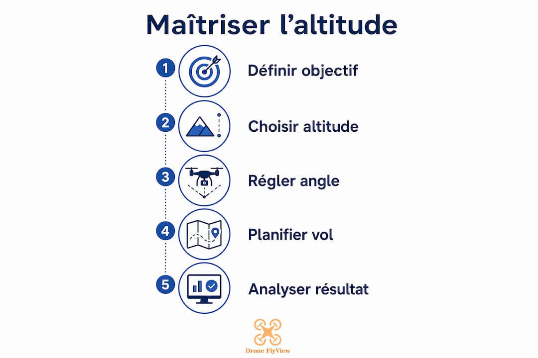 Infographie : les clés pour maîtriser l'altitude en photographie par drone