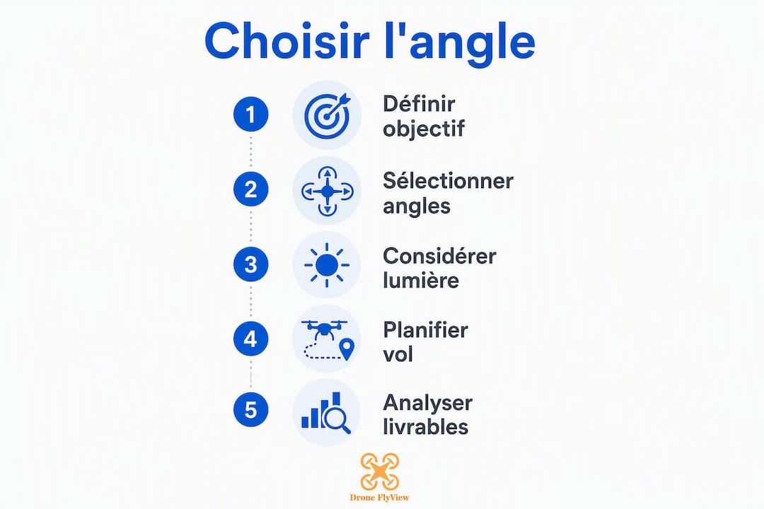 Infographie : comment choisir le meilleur angle de vue pour photographier une façade de bâtiment