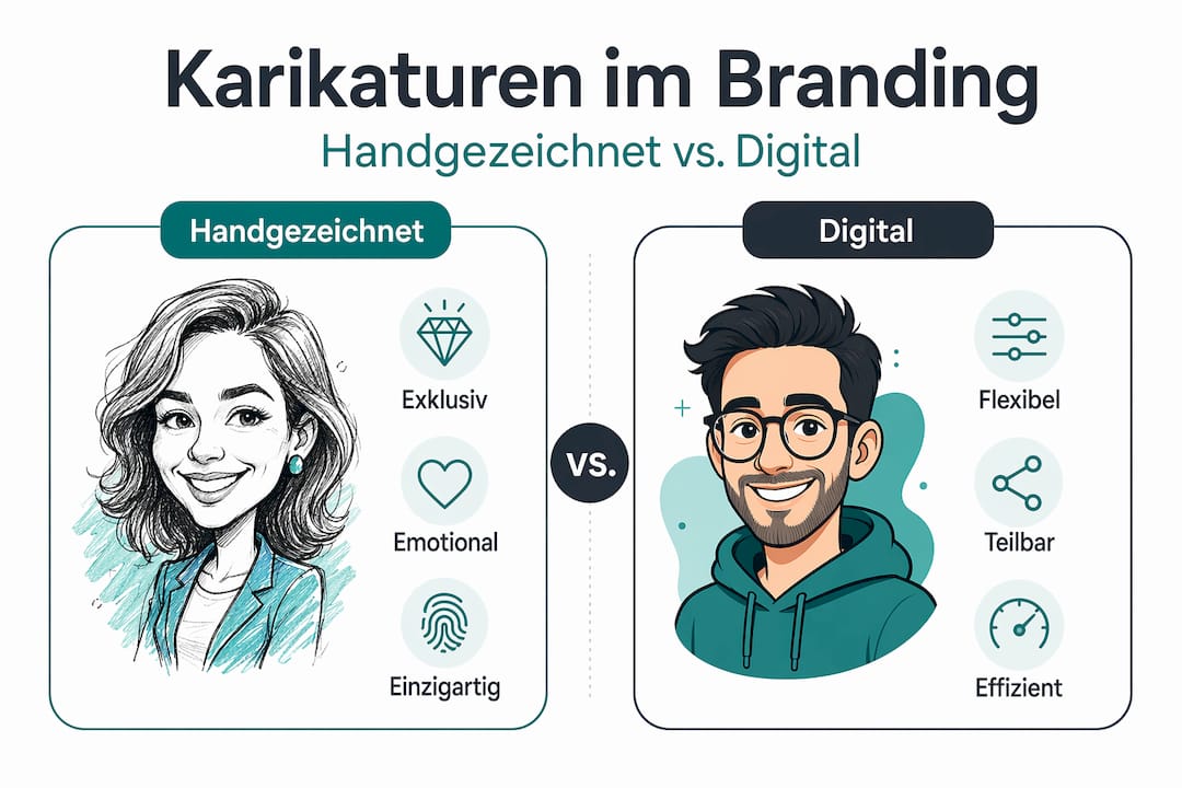 Infografik: Wie Karikaturen das Markenbild prägen