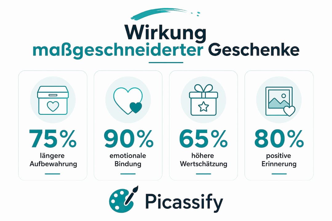 Infografik: Zahlen und Fakten zur Wirkung personalisierter Geschenke