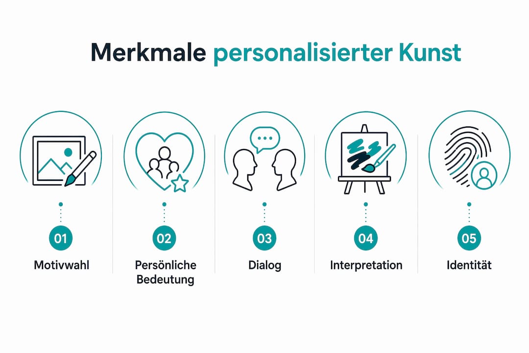 Grafische Übersicht: Was zeichnet individuell gestaltete Kunstwerke aus?