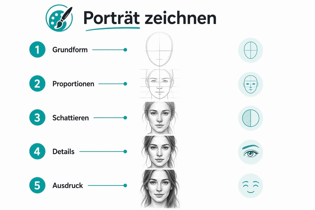 Schritt-für-Schritt-Anleitung: So gelingt dir ein gelungenes Porträt