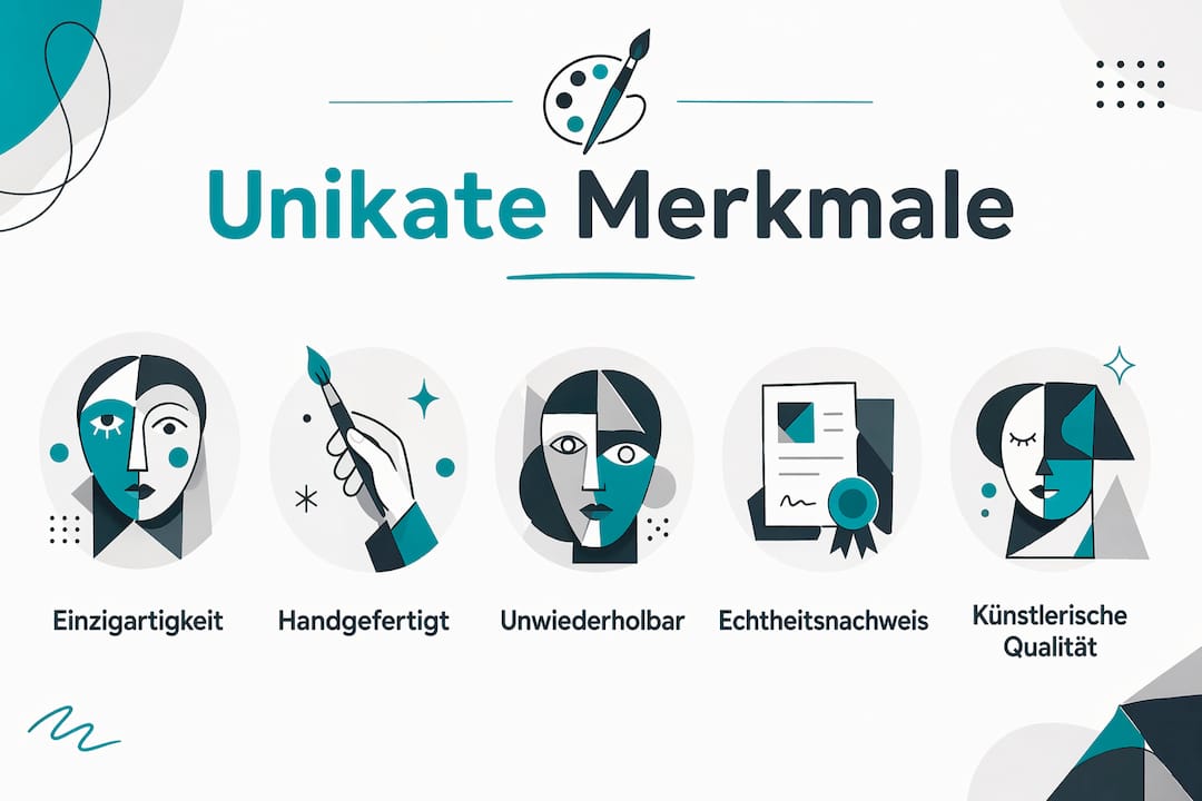 Die Infografik veranschaulicht, was echte Unikate auszeichnet.