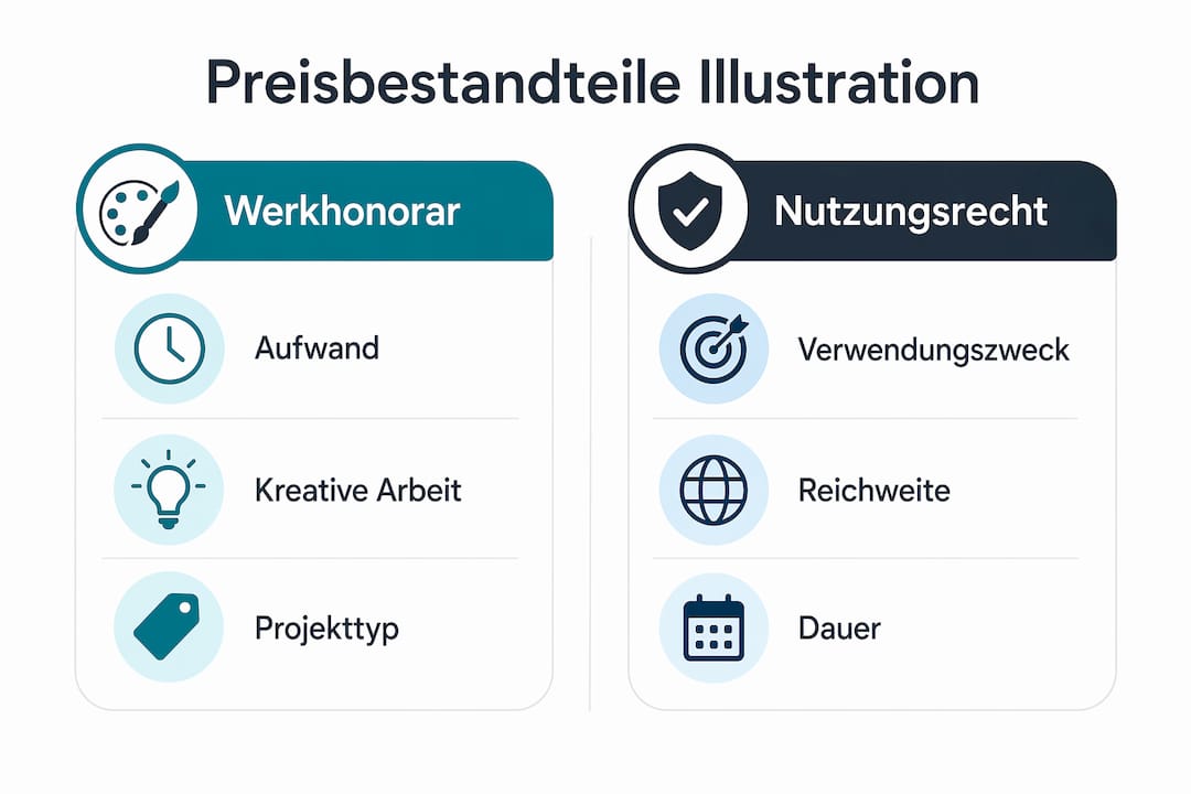 Übersicht: Vergütung und Nutzungsrechte bei Illustrationsaufträgen