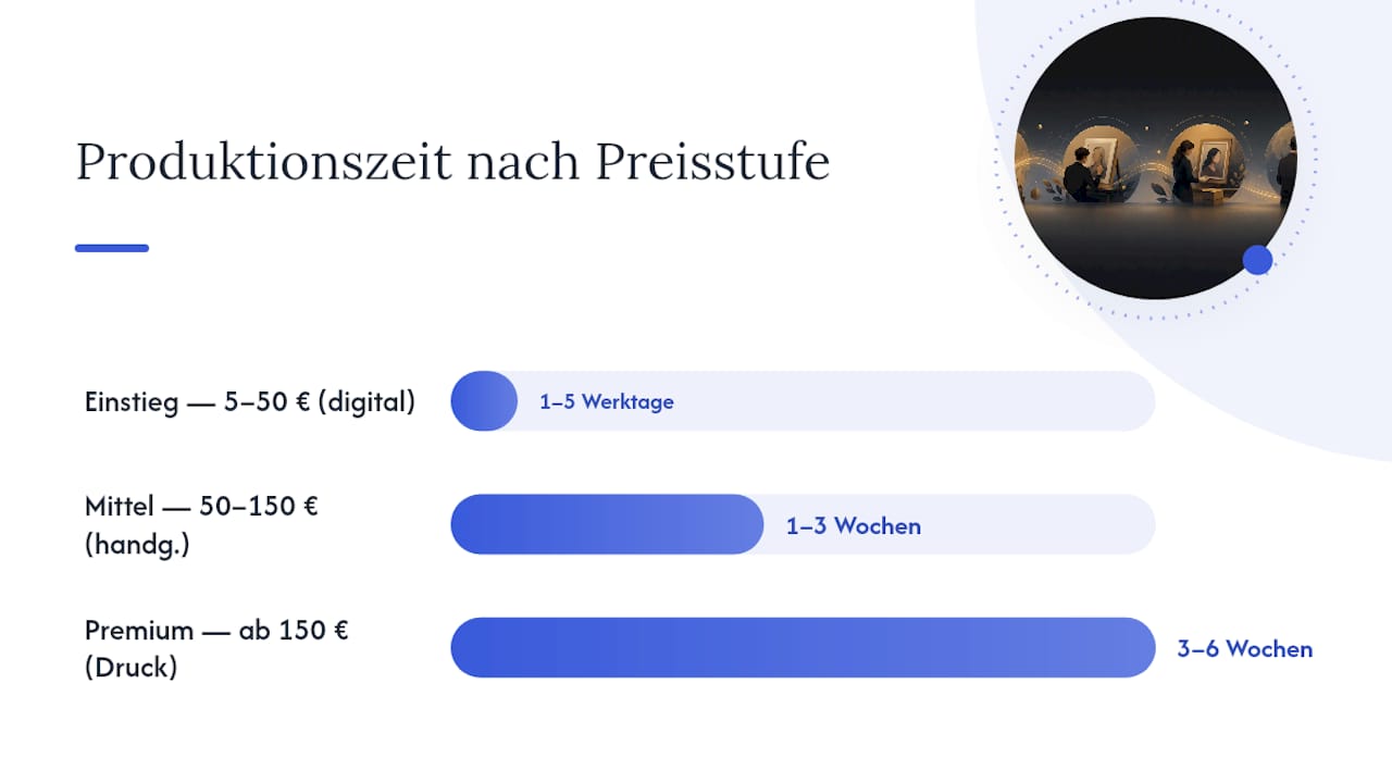 Übersicht: Gegenüberstellung von Porträtpreisen und Leistungspaketen