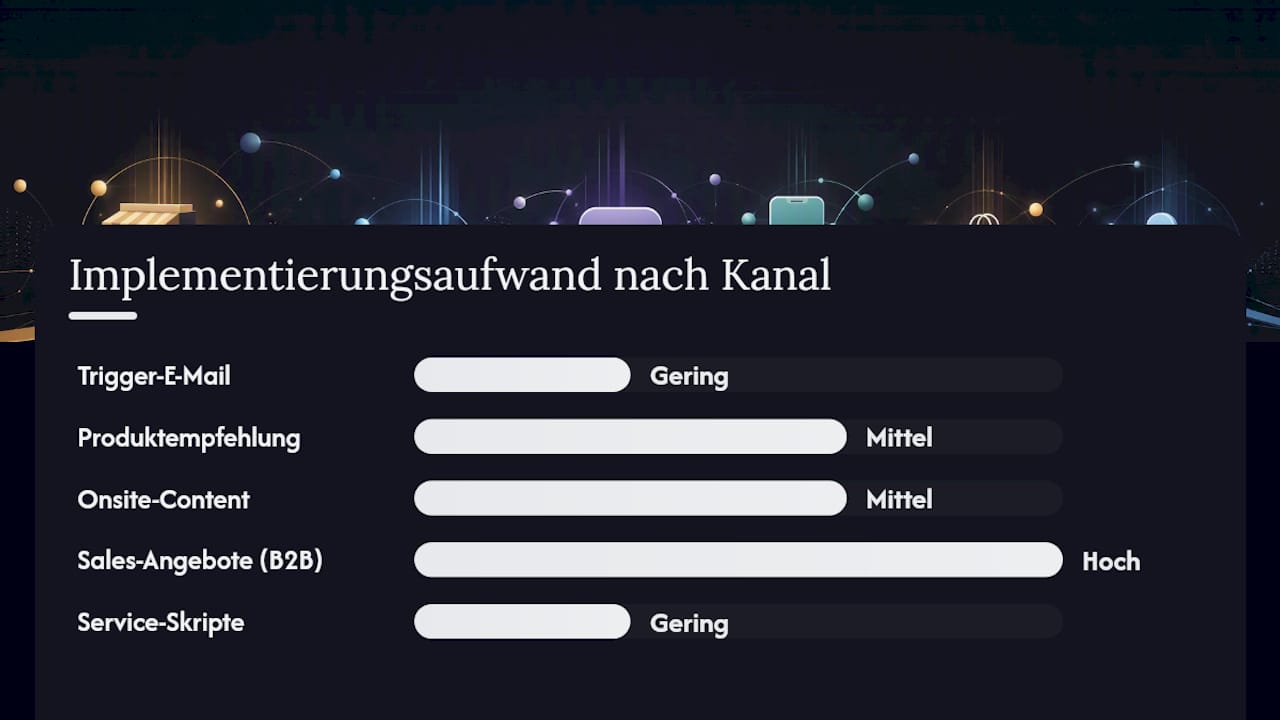 Übersicht zu verschiedenen Personalisierungsarten und ihren jeweiligen Vorteilen