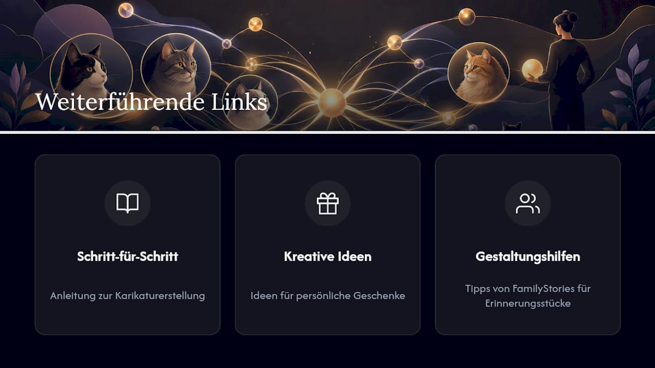 Weiterführende Links zu Foto-Tipps und Bestellhilfen — overview diagram