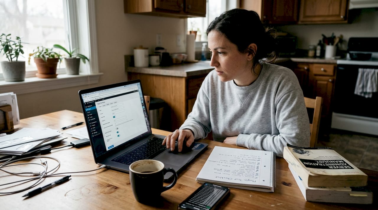 Testing plugins on kitchen table workspace