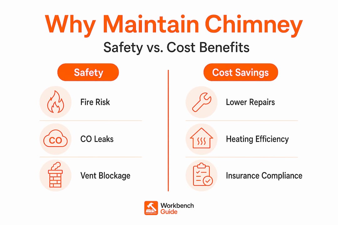 Infographic compares chimney safety and cost benefits