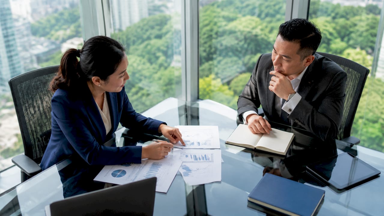 Financial advisor consulting Singapore business owner