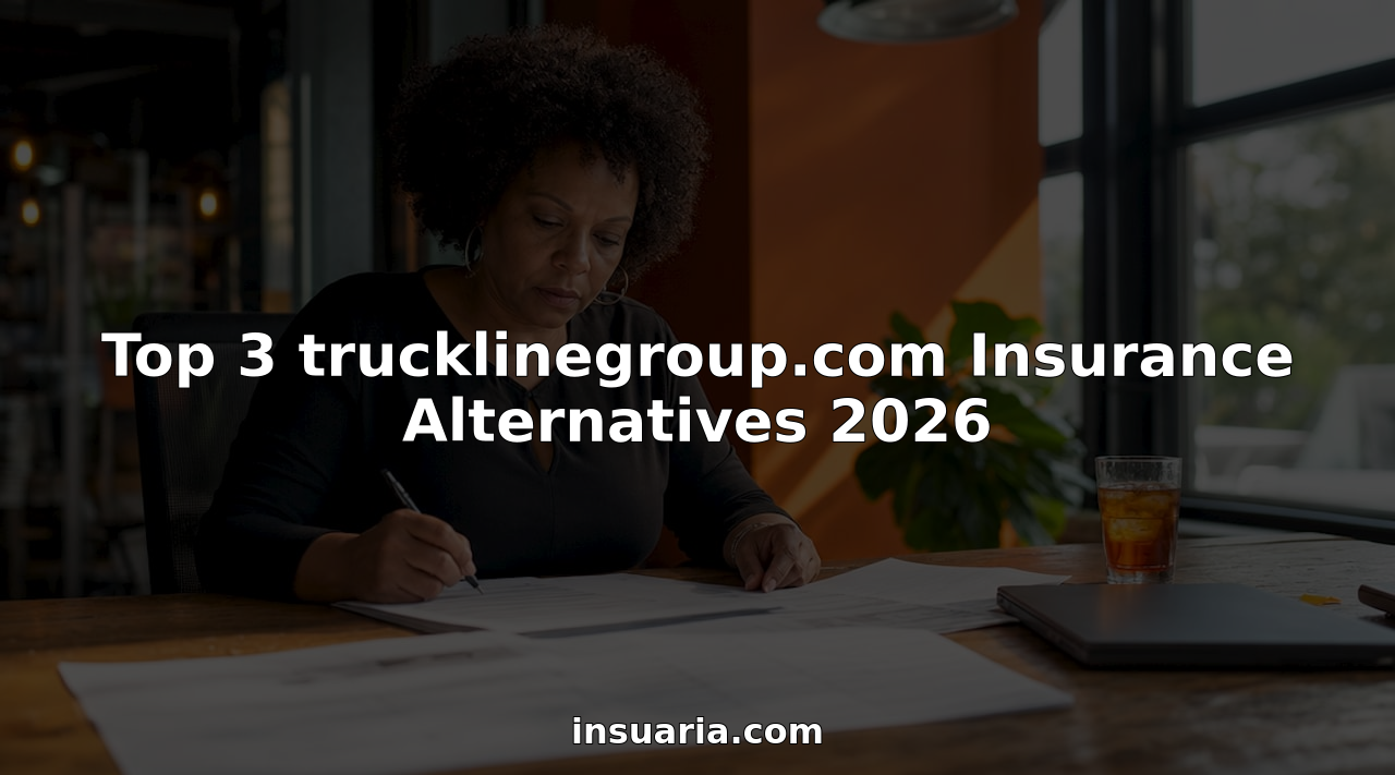 Insurance analyst reviewing trucking documents at desk