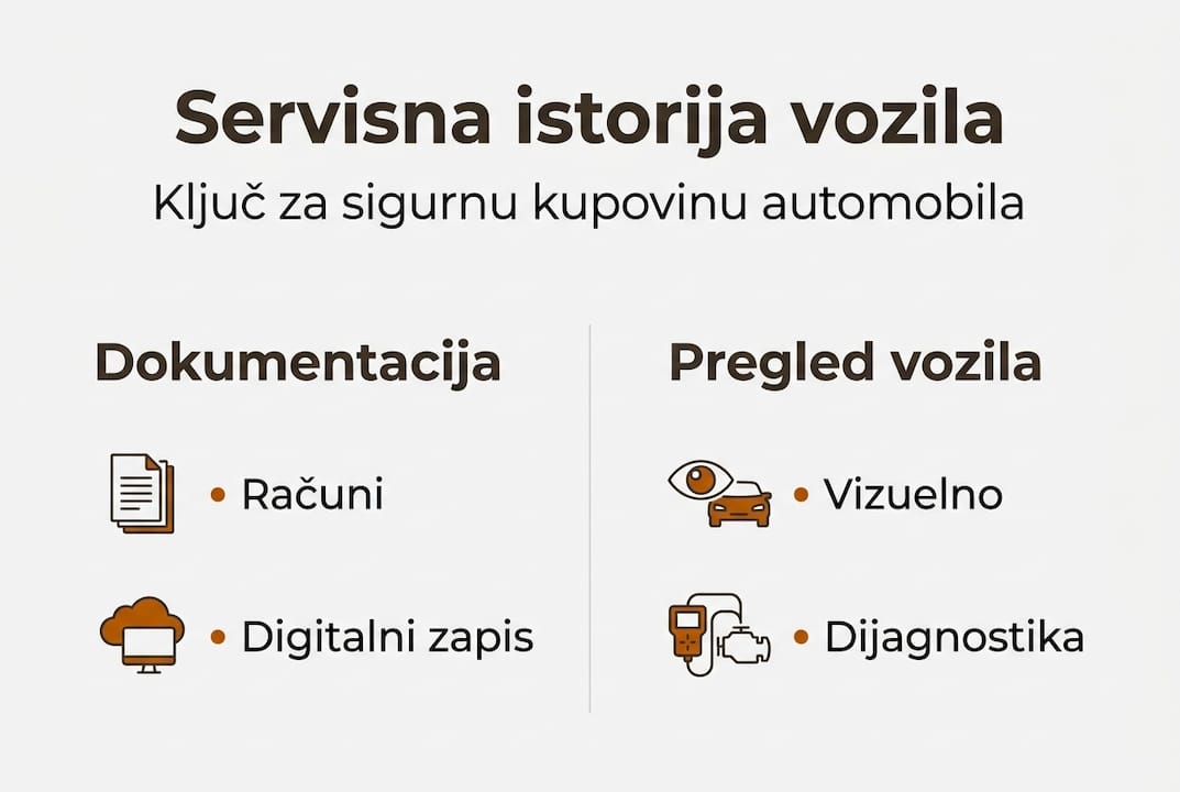 Vizuelni prikaz servisne istorije vozila