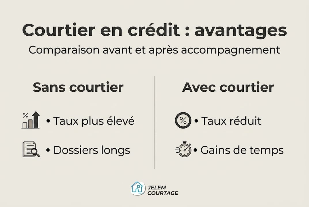Infographie : pourquoi faire appel à un courtier en crédit ?