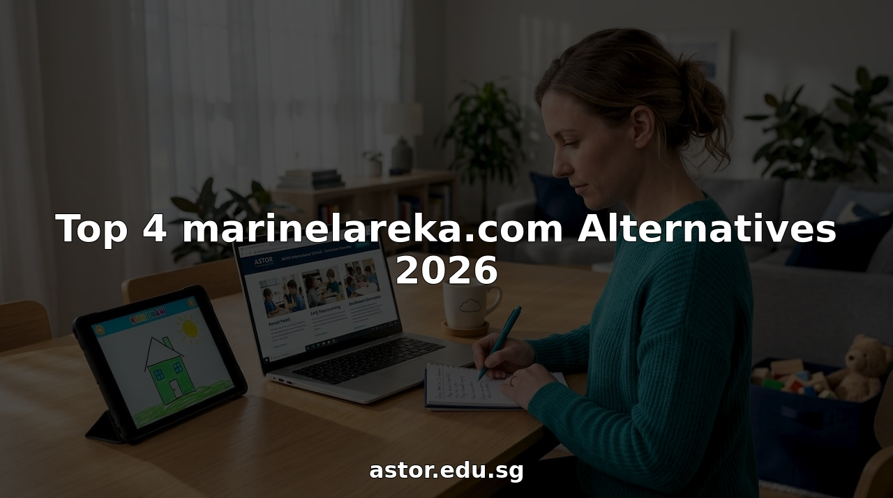Parent researching online educational alternatives