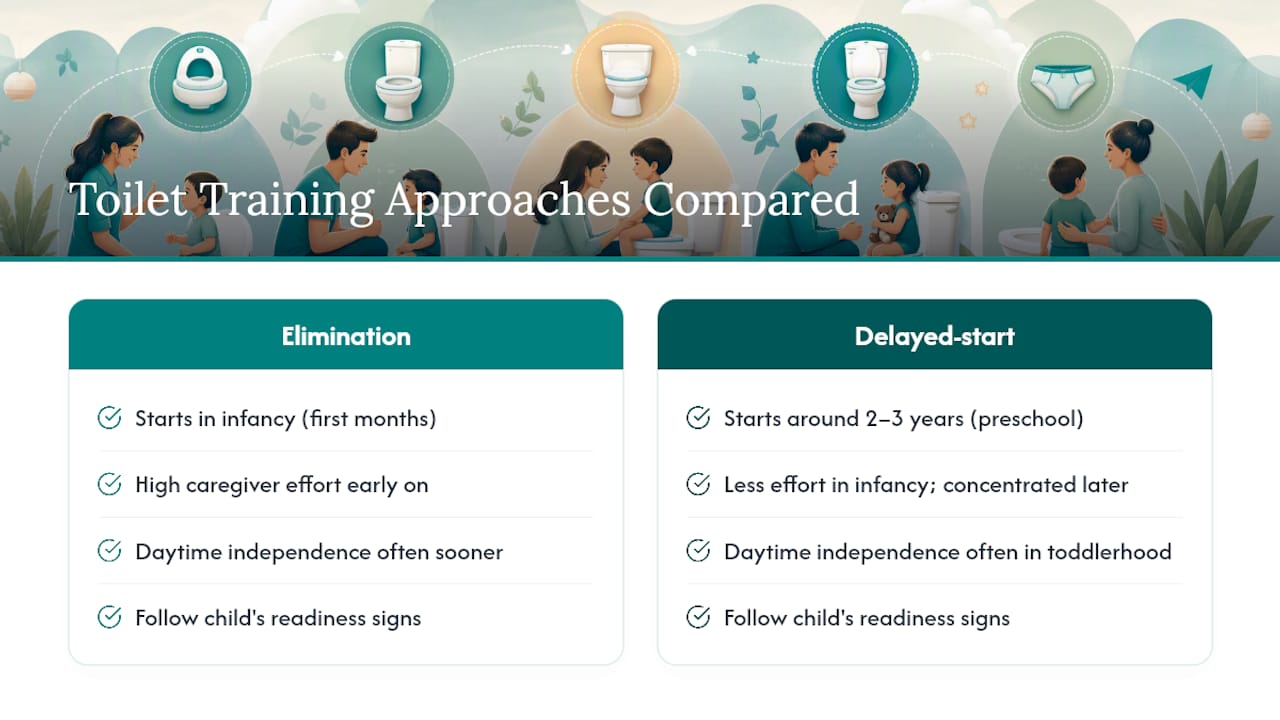 Comparison of two toilet training approaches