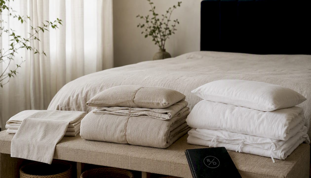 Natural Flax Linen Sheet