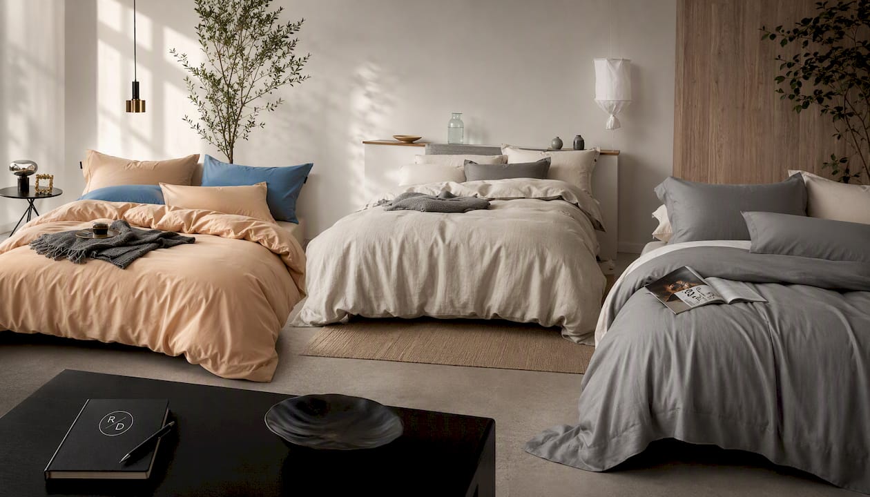Core Egyptian Cotton Bedding Set (Beige)