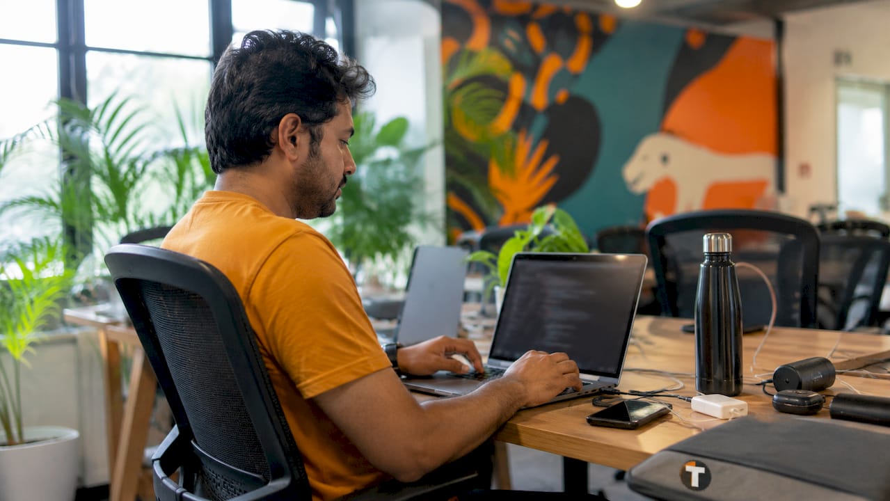 IT professional working on server automation tasks