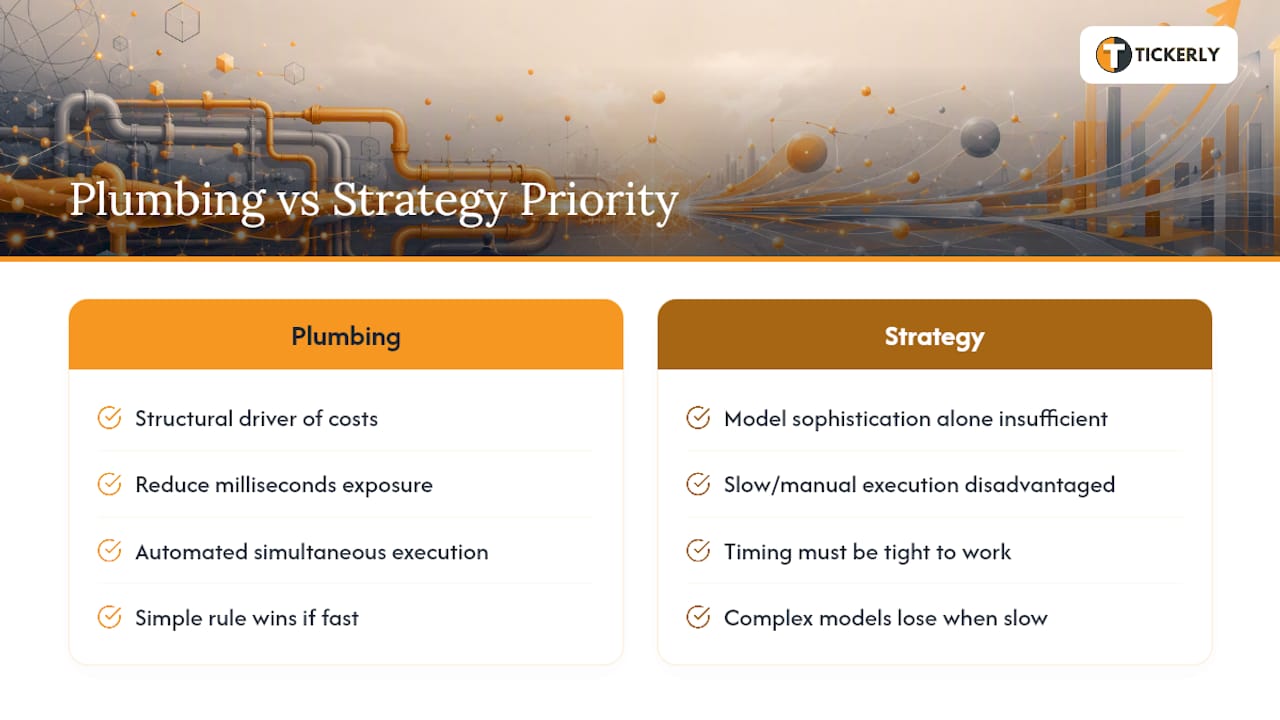 The Real Bottleneck Isn't the Opportunity, It's the Plumbing — overview diagram