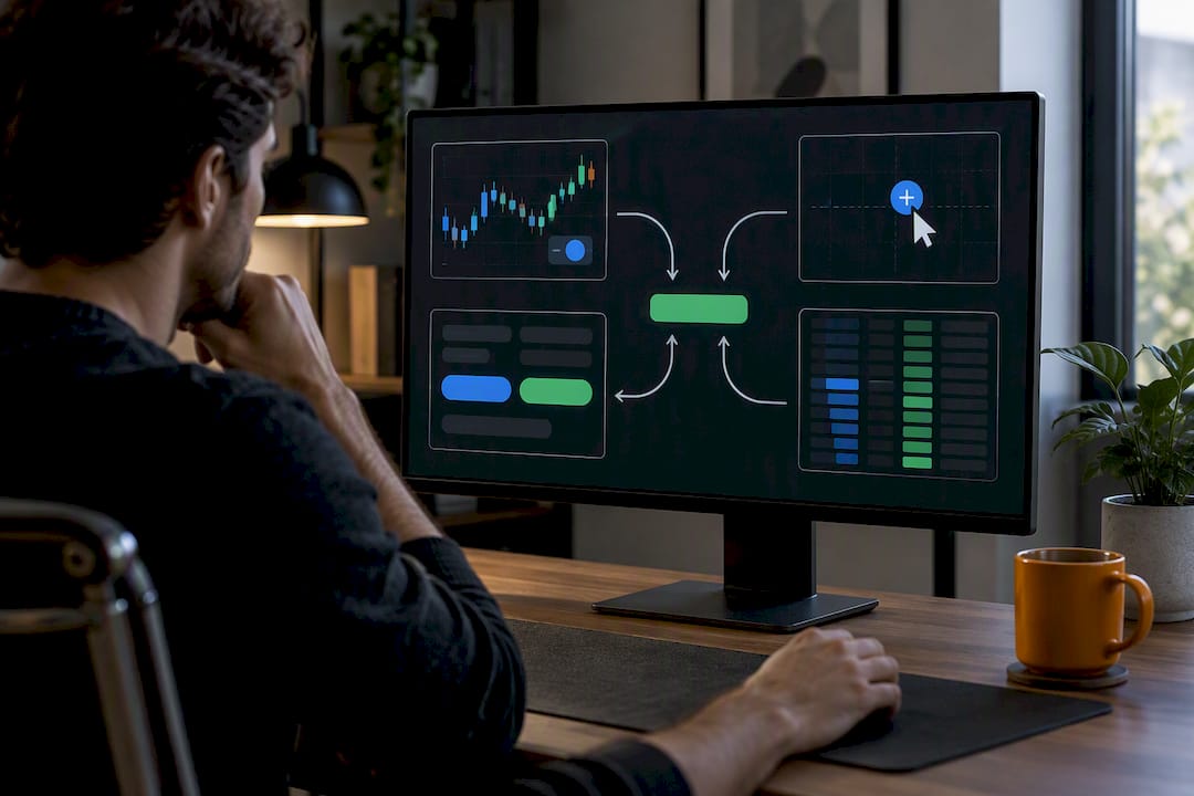Four routes converging on order execution