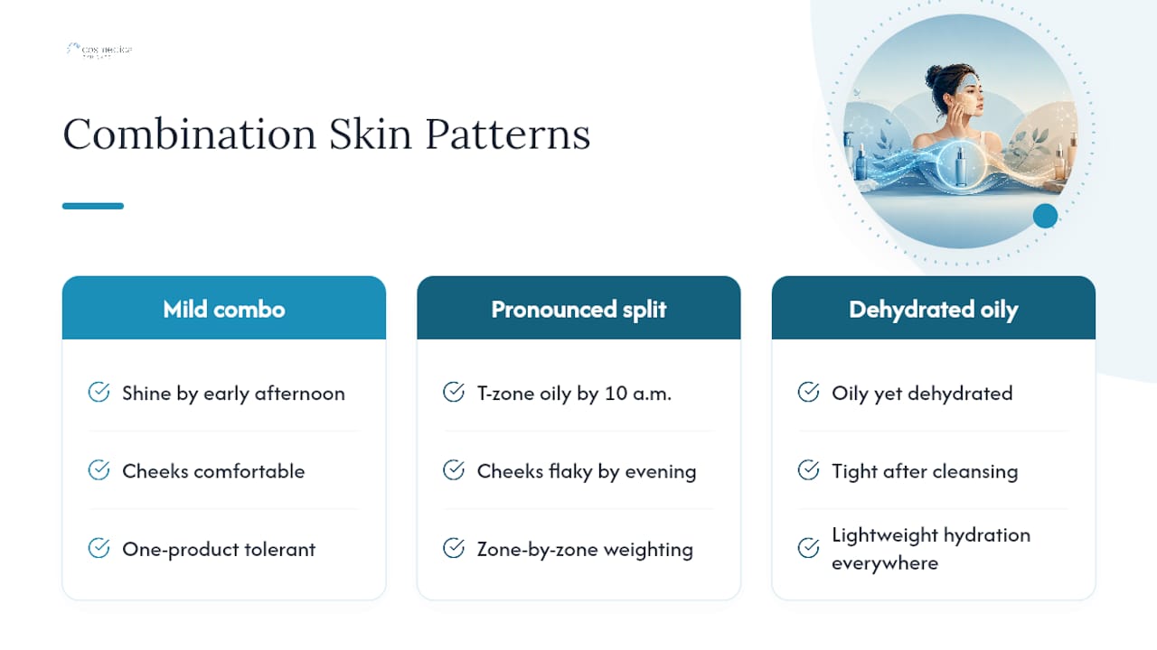 Figuring Out Your Specific Type of Combination Skin — overview diagram