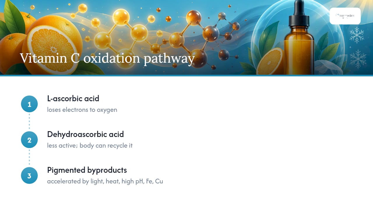 Two-step vitamin C oxidation process