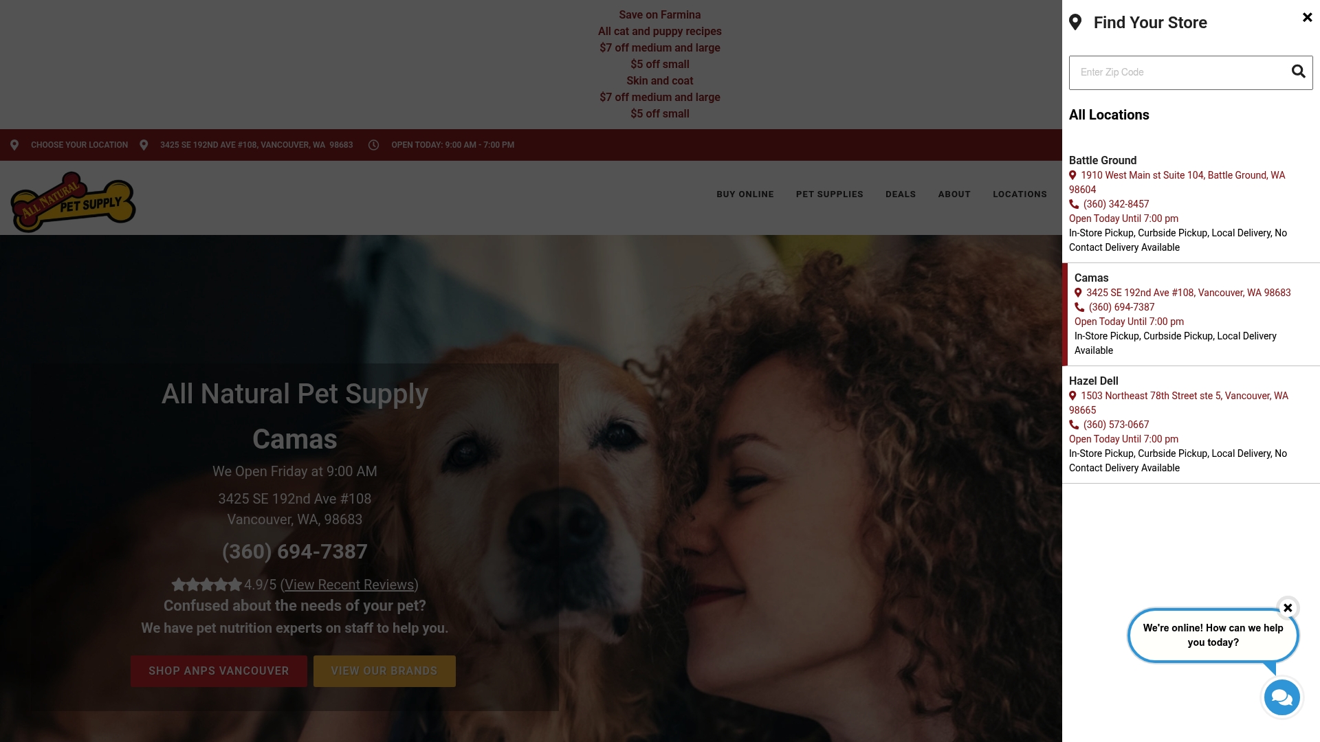 https://allnaturalpetsupply.com
