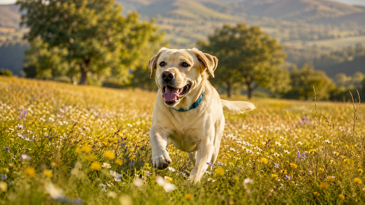 Close-up of healthy dog coat shining in sunlight
