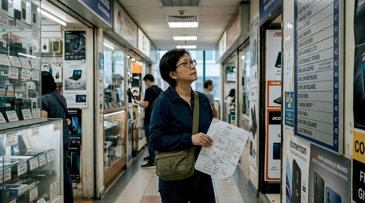 Shopper reviews mall directory for tech stores