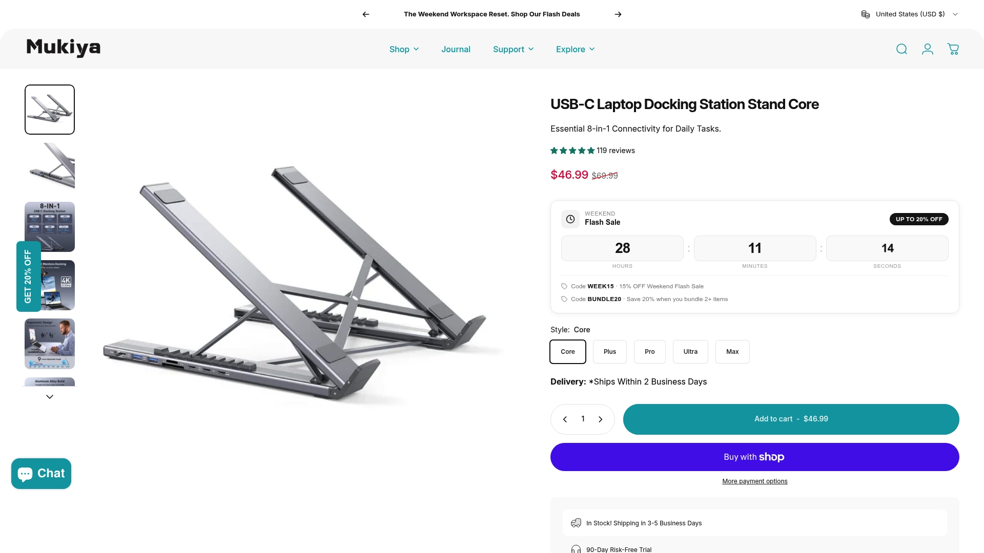 https://mukiya.com/products/usb-c-laptop-dock-stand-core