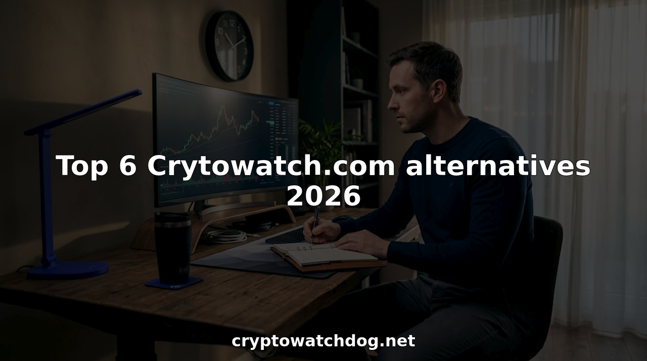 Top 6 Crytowatch.com alternatives 2026