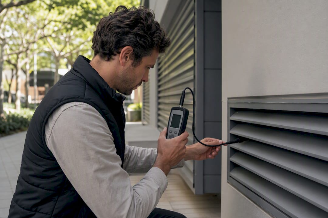 Assessment device measuring building energy use
