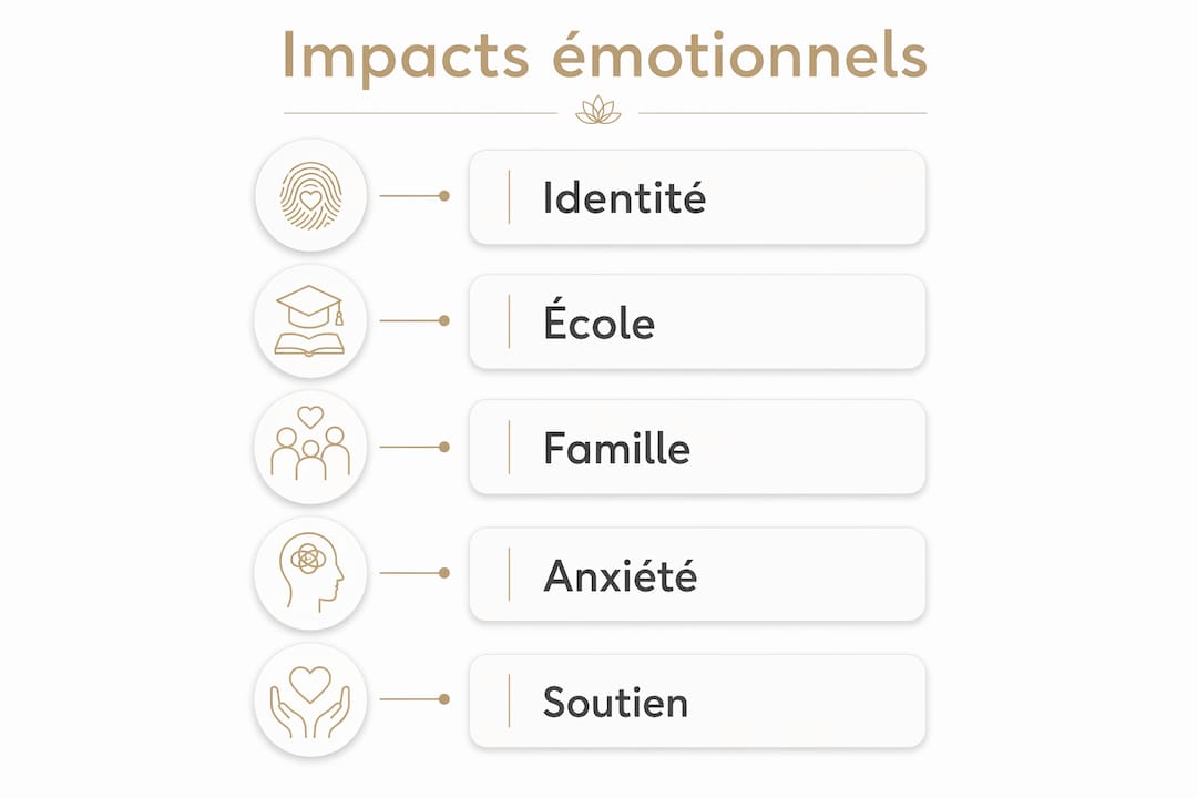 Infographie : comment les enfants vivent et ressentent les émotions
