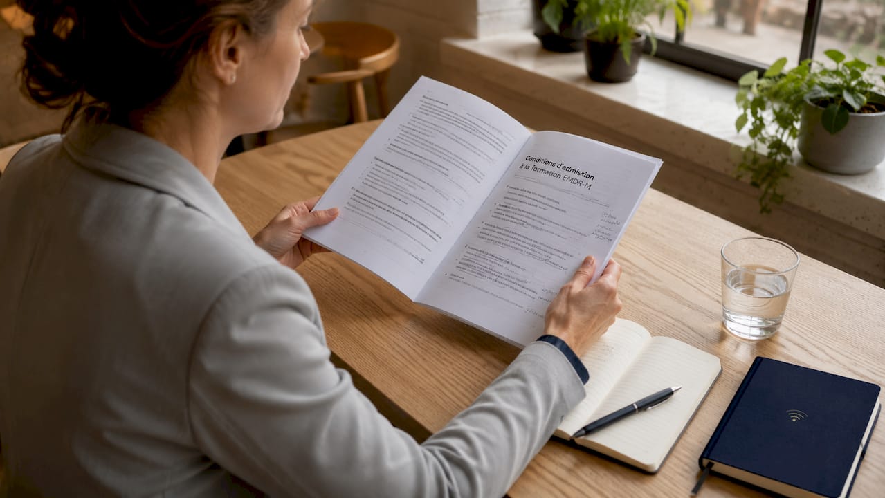 Consultez la brochure pour connaître les prérequis à la formation EMDR-M.