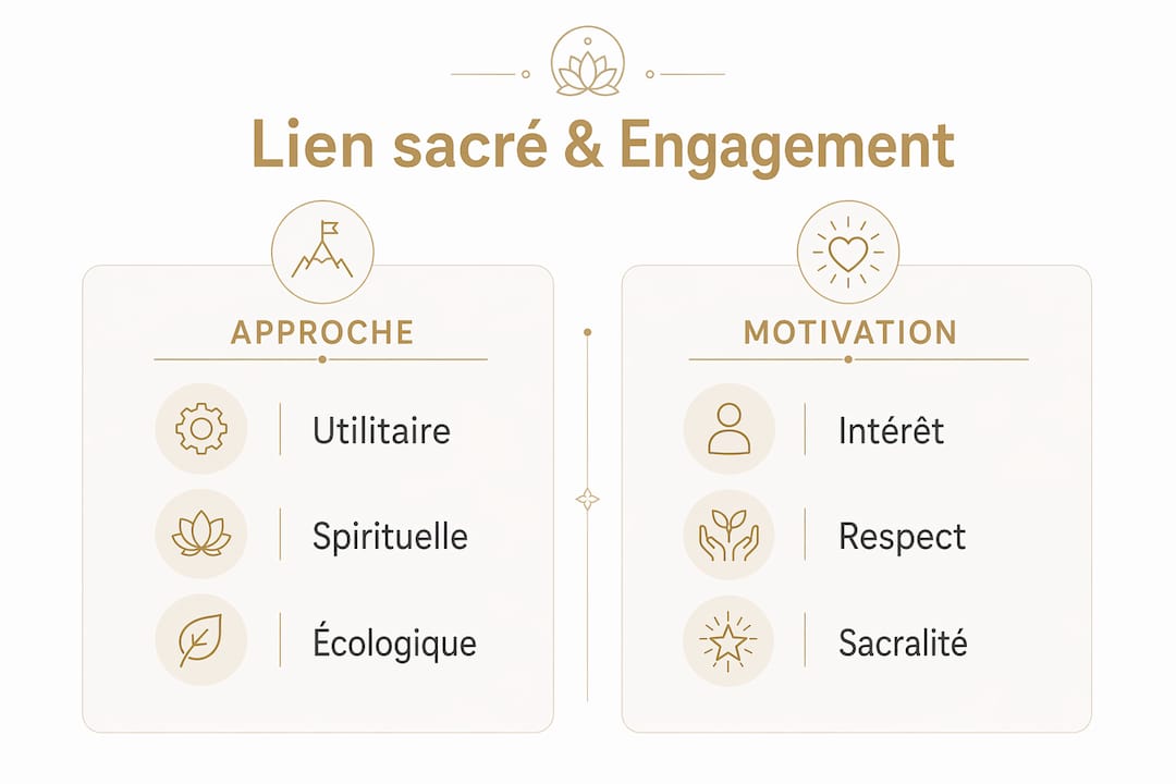 Infographie : différences entre l’implication et les sources de motivation