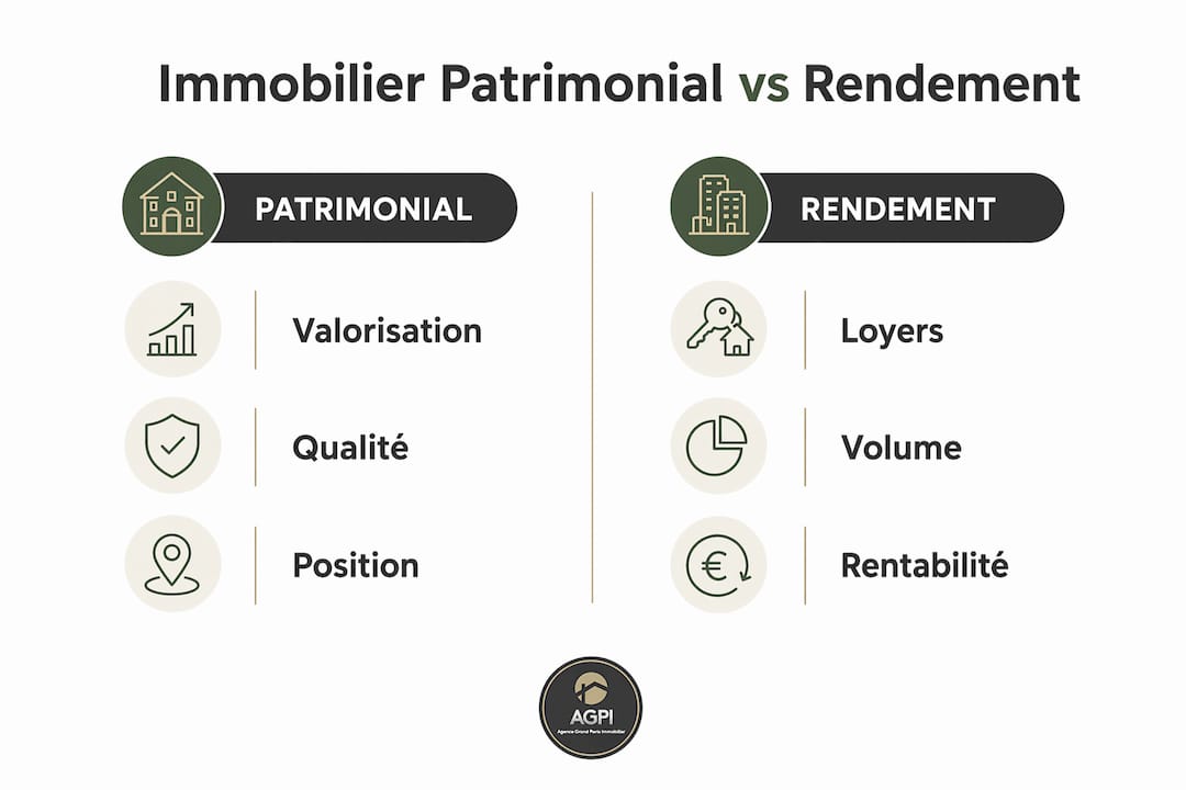 Infographie : patrimoine immobilier vs investissement locatif – comprendre les différences