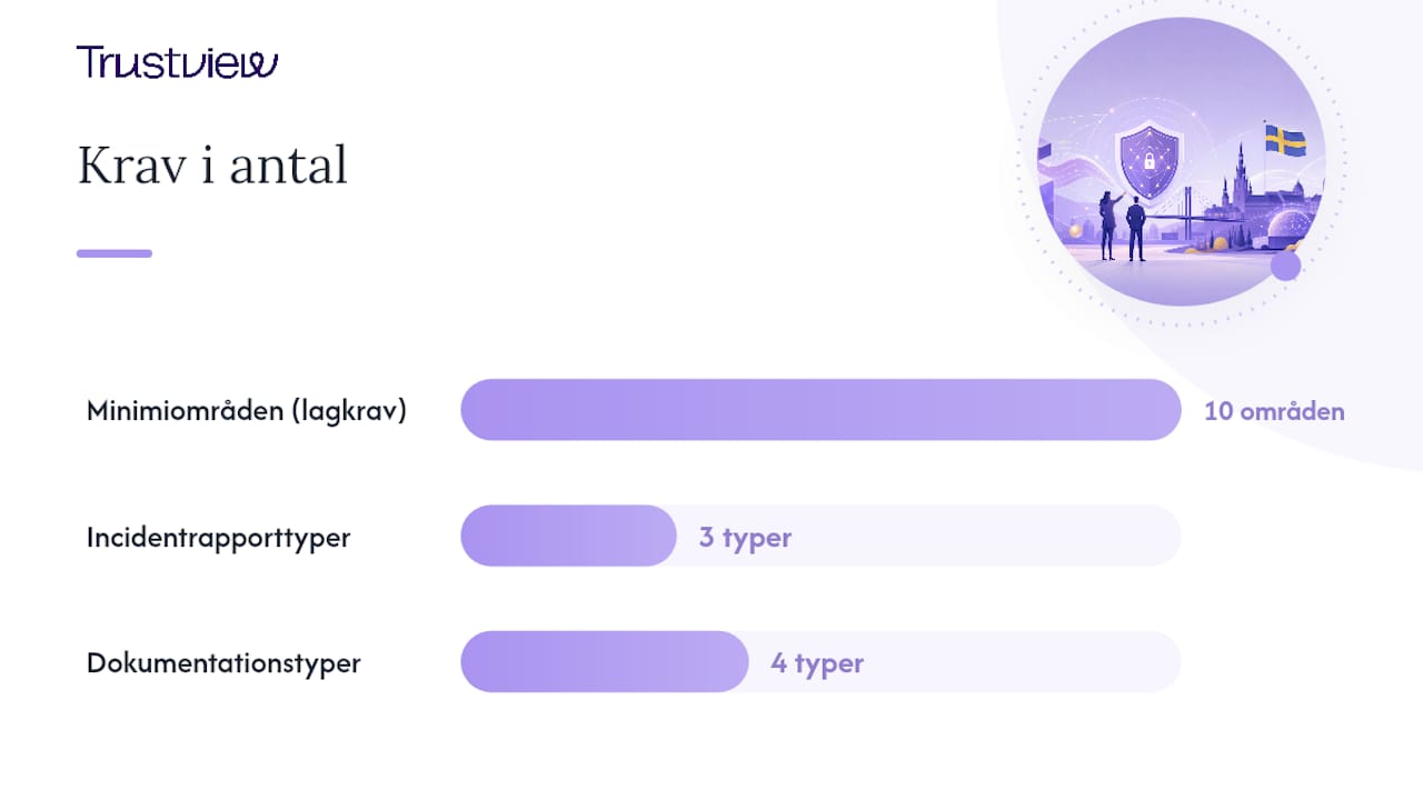 Vilka tekniska och organisatoriska krav måste ni uppfylla? — overview diagram