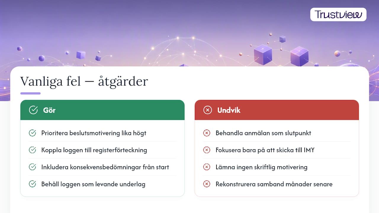 Vad de flesta glömmer i sin incidenthantering — overview diagram