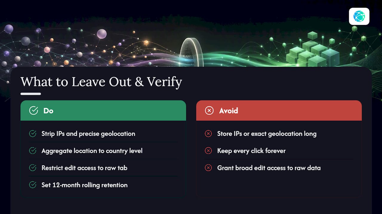 What to Leave Out, and How to Verify Your Import — overview diagram
