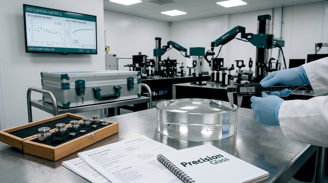 ZERODUR glass inspected in laboratory