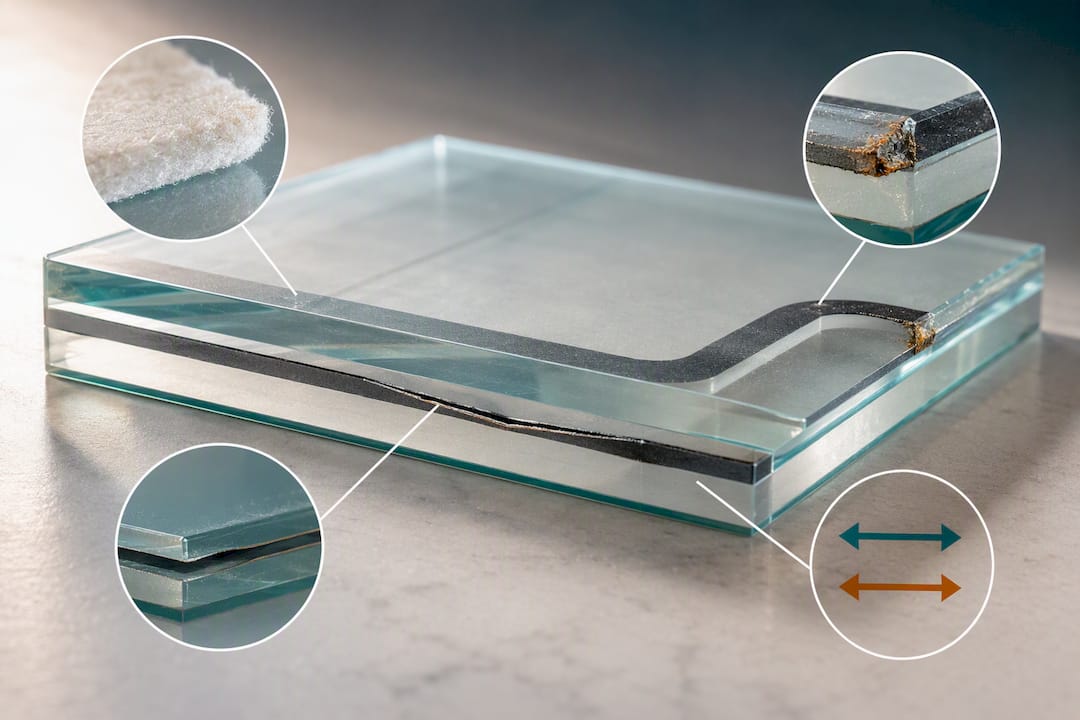 Glass laminate durability failure modes