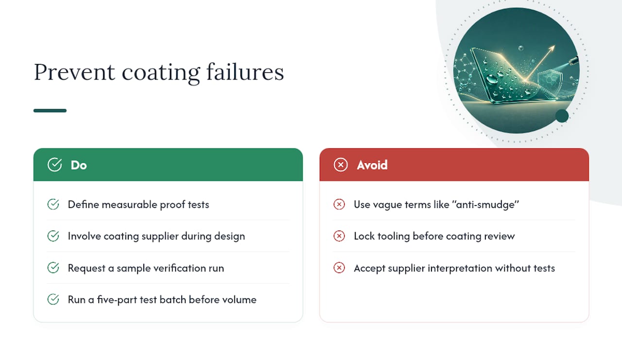 Why detail at the spec stage saves you a field failure later — overview diagram
