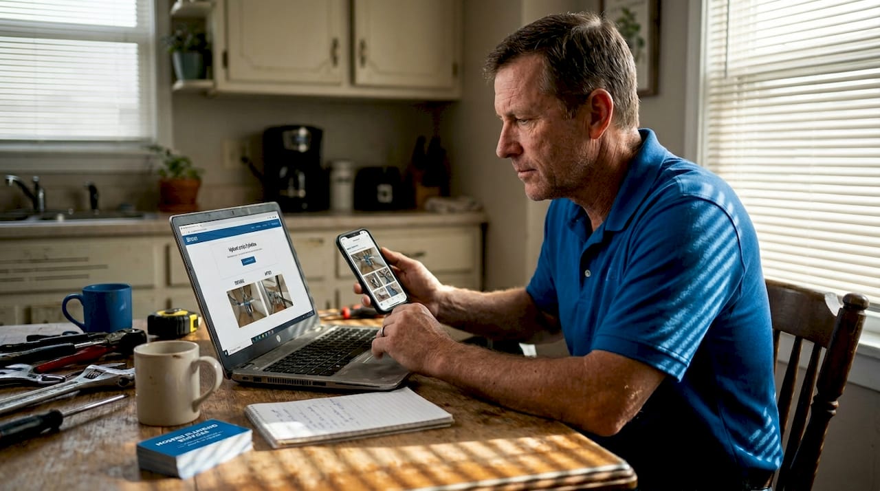 Plumber documents project for local website